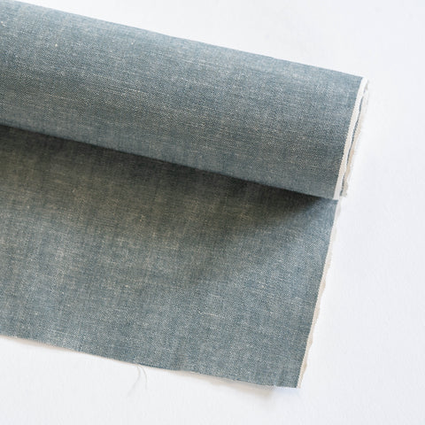 denimlab - selvagelab - deadstock selvedge green color denim fabric