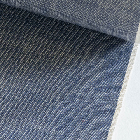 denimlab - selvagelab - deadstock blue selvedge color denim fabric