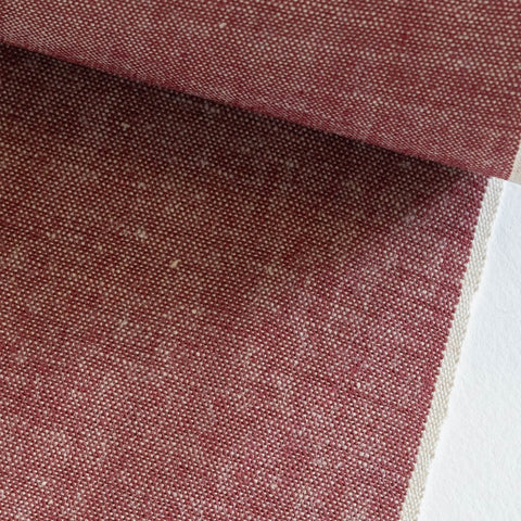 denimlab - selvagelab - deadstock selvedge red color denim fabric