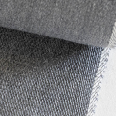 denimlab - selvagelab - deadstock selvedge grey denim fabric - hornet 70