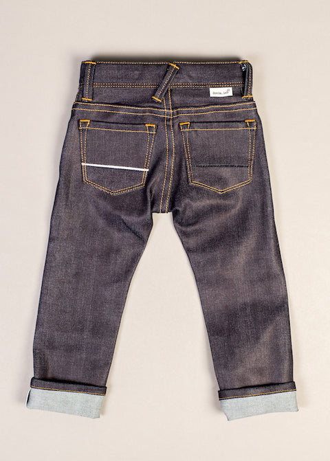 denimlab, minilab, kids denim, premium kid denim, kids selvage denim , kids selvedge denim, kids selvage jeans , kids selvedge jeans, kids dry denim, kids raw denim, kids jeans, japanese denim for kids