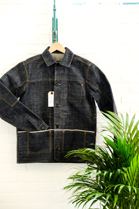 denim.lab miner jacket japanese 18oz selvage denim 