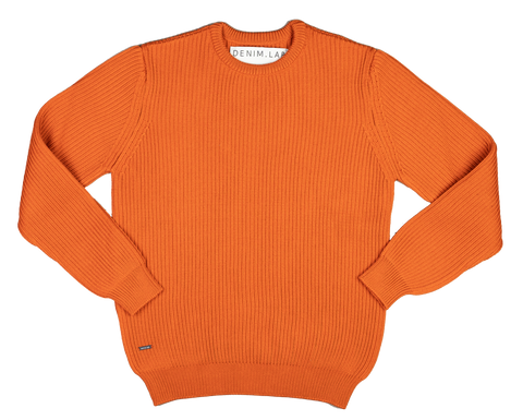 radial knit - stone orange -  5g-  100% Italian merino wool