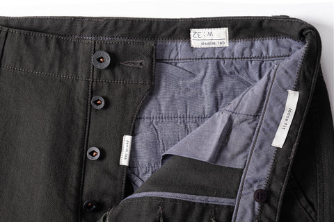 chino - loose tapered  - army selvage