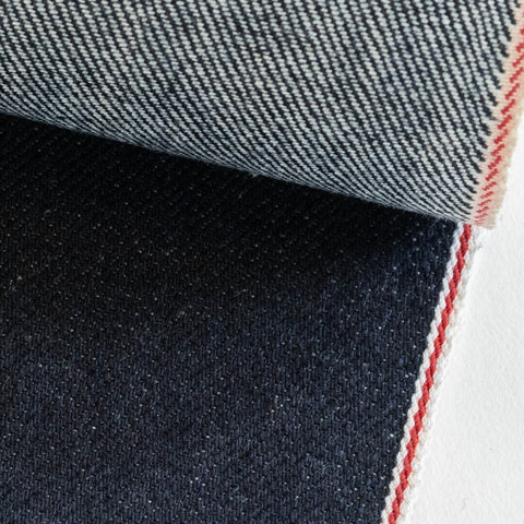 denimlab - selvagelab - italian selvedge indigo denim fabric - mustang 289