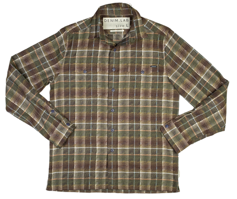 rubicon shirt - heather check green