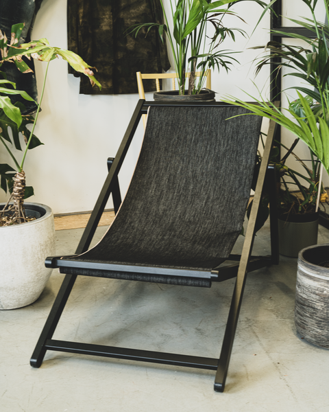 como beach chair - limited edition - 15oz Italian black selvage
