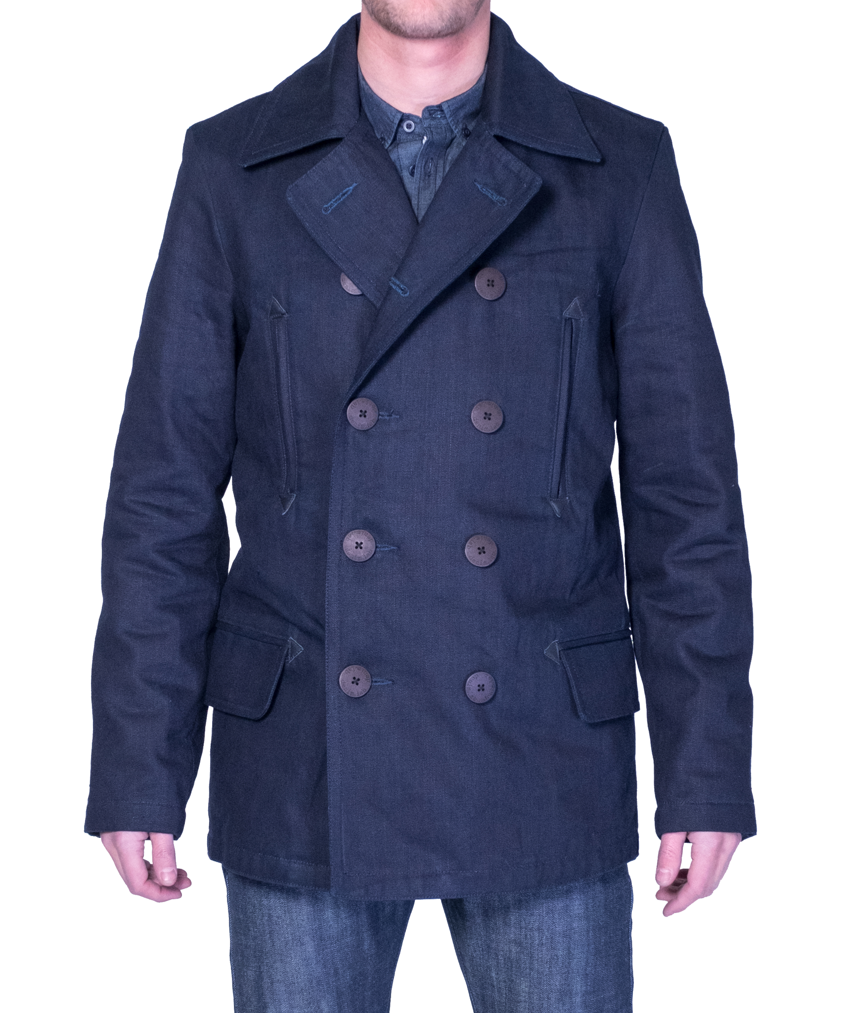 Wayfarer P-coat japanse selvage – denim.lab